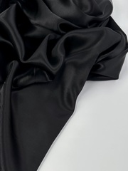 Вискозный атлас, Черный