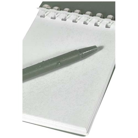 Lig Mini набор из блокнота в мягкой обложке из переработанного пластика и шариковой ручки (синие чернила)