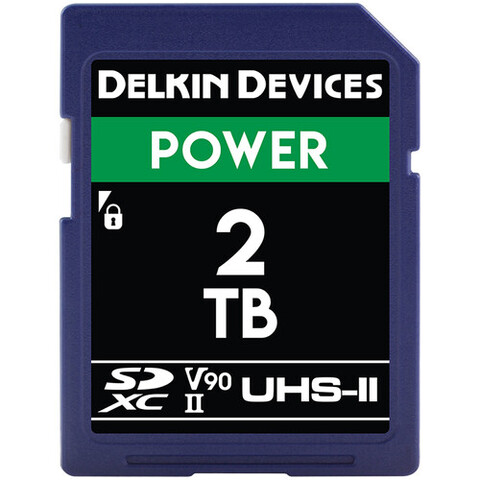 Карта памяти Delkin Devices 2TB SDXC Power UHS-II 300/250 MB/s V90