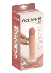 Ультра реалистичный фаллоимитатор Oceanus с подвижной кожей, 21 см Fantasy Toys