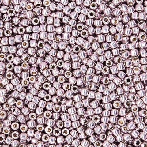 Японский бисер TOHO Round 11/0 (№PF554), непрозрачный глянцевый с металлическим блеском