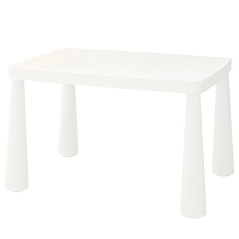 Детский стол BARNBORD, 77x55х48 см, полипропилен, белый