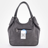 Сумка Саломея 284 македония серый + черный