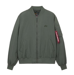 Бомбер Alpha Industries Logo L-2B Hunter Relaxed Field Grey (Полевой Серый)