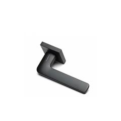 Дверная ручка FLOW ZN AL6 чёрная матовая