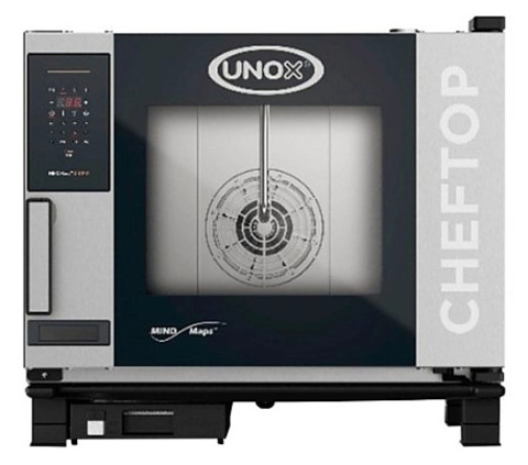 Пароконвектомат UNOX XEVC-0511-GPLM газ, петли справа