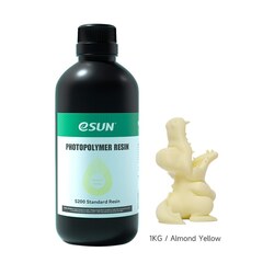 Фотополимерная смола eSUN S200 Standard Resin, 1 кг, миндально-жёлтый, S200 STANDARDRESIN-AY
