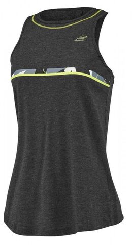 Теннисный топBabolat Aero Cotton Tank Woman - black heather