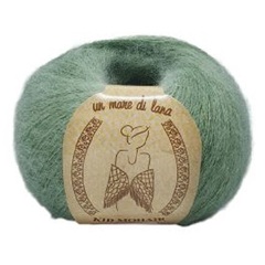 Wool Sea Kid Mohair (32% супер кид мохер, 28% экстра файн мериносовая шерсть, 40% нейлон)