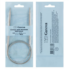 Спицы круговые Gamma MKN 100см, №6