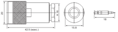 N-112B (2.4mm pin)