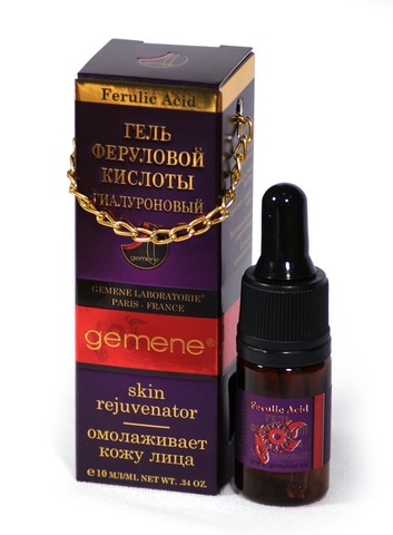 Gemene Гель Феруловой кислоты Гиалуроновый, 10 мл