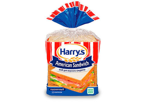 Хлеб сандвичный Harrys, 705г