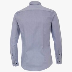 Сорочка Venti Modern Fit 193295500-101 из фактурной ткани синяя