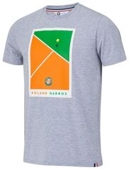 Футболка теннисная Roland Garros Tee Shirt Court - gris chine