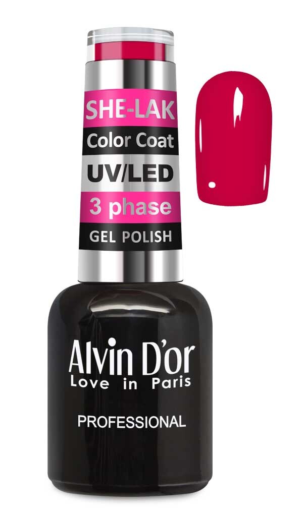 Alvin D`or  ADN-35М Лак SHE-LAK Color Coat  тон  3546   8мл