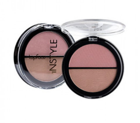 Topface Instyle Румяна Twin Blush On  №004 пудровый,коричневый  - PT353