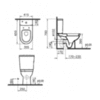 Унитаз напольный с бачком с сиденьем Vitra Form 300 9729B003-1162