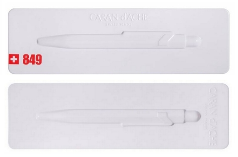 Подарочная коробка Caran d`Ache металлическая, для 849/844, White (100013.042)