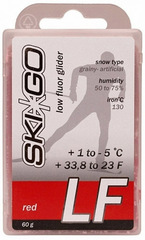 Парафин SkiGo LF Red, +1/-5, 60 г