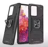 Противоударный чехол Strong Armour Case с кольцом для Poco C40 (Черный)