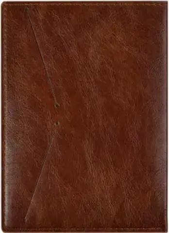 Картодержатель-органайзер арт. 50404/ 100 ( ШЕВРО КОРИЧНЕВЫЙ блинтовое тиснение, обстрочка по периметру, запаянный край, подкладка, 1 отделение, ПЭТ-пакет с европодвесом)