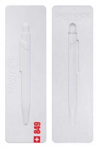 Подарочная коробка Caran d`Ache металлическая, для 849/844, White (100013.042)
