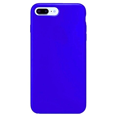 Силиконовый чехол Silicon Case WS для iPhone 7 Plus, 8 Plus (Ярко-синий)