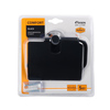 Бумагодержатель с крышкой черный Fixsen Comfort  Black (FX-86010)
