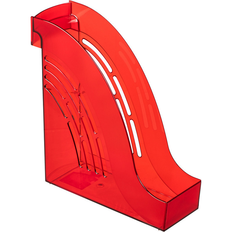 Вертикальный накопитель Attache Яркий Офис пластиковый красный ширина 95мм