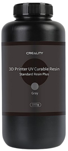 Фотополимер Creality Standard Rigid LCD UV Resin, Серый, 1 л.