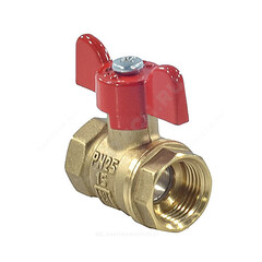 Кран шаровой латунь 11Б27фт1М OPTIMA Ду 15 Ру25 ВР полнопроходной бабочка VALFEX VF.217.L0B1.012