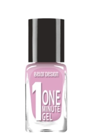 BelorDesign Лак для ногтей One Minute Gel тон 213 классический розовый 10мл