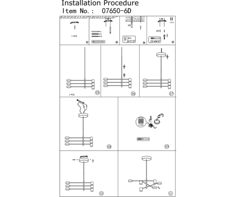 Подвесной светодиодный светильник Kink Light Мекли 07650-6D,19(4000K)