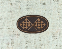 Термоаппликация, р. 8,5х4,5 см, тёмно-коричневый