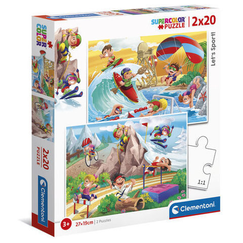 Puzzle PZL 2X20 LET'S SPORT!