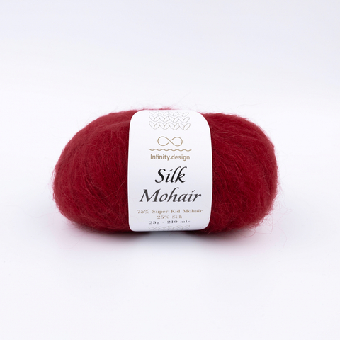 Пряжа Infinity Silk Mohair 4554 винный