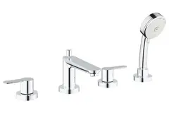 GROHE BauEdge 2512000A Смеситель для ванны на 4 отверстия, на край ванны, хром фото