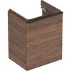 Шкафчик для раковины Geberit Smyle Square, с одной дверцей: B=49.2см, H=61.7см, T=40.6см, Пекан / Меламин, древесная структура