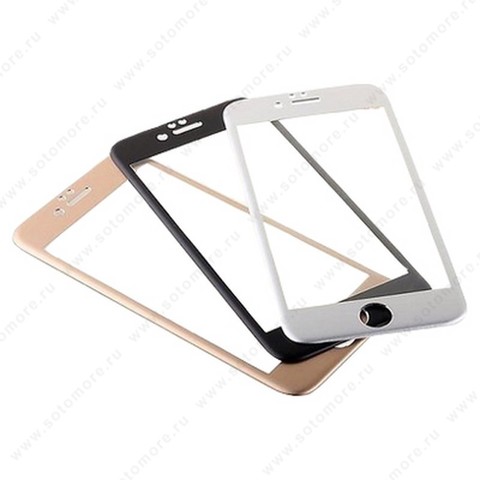 Стекло защитное SOTOMORE для Apple iPhone 8 Plus/ 7 Plus - толщина 0.26 mm 5D в техупаковке заднее черный