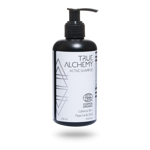 Active shampoo «Caffeine 1% + Piperine & DHQ» 250 мл (TRUE ALCHEMY)