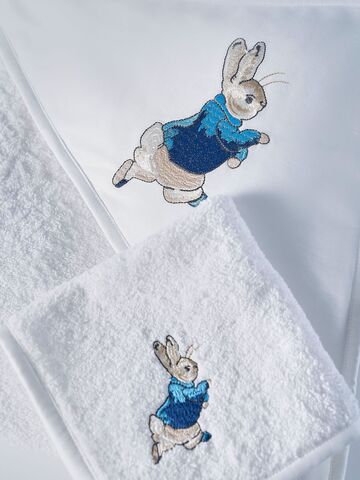 Набор полотенец для новорожденных 120х120 Claire Batiste Atelier Зайчик с капюшоном