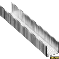 STAYER тип 53 (A/10/JT21), 12 мм, 1000 шт, калибр 23GA, скобы для степлера, Professional (3159-12)