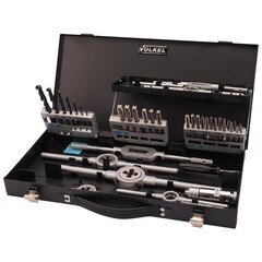 Набор метчиков и плашек M3 -M12 HSS-G 45пр Volkel 49101