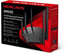 Mercusys MR50G Роутер, до 1300 Мбит/с на 5 ГГц + до 600 Мбит/с на 2,4 ГГц, 802.11ac/a/b/g/n, 1 10/100/1000Мбит/с WAN + 2