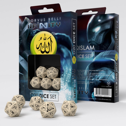 Haqqislam D20 Dice Set