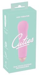 Нежно-розовый мини-вибратор Cuties Mini - 12,4 см. - 