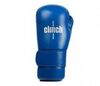 Перчатки полуконтакт Clinch Gloves Kick синие