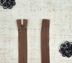 Молния спираль потайная Т3, 50 см, шоколадный