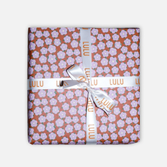 Подарочная упаковка Цветы / Клетка